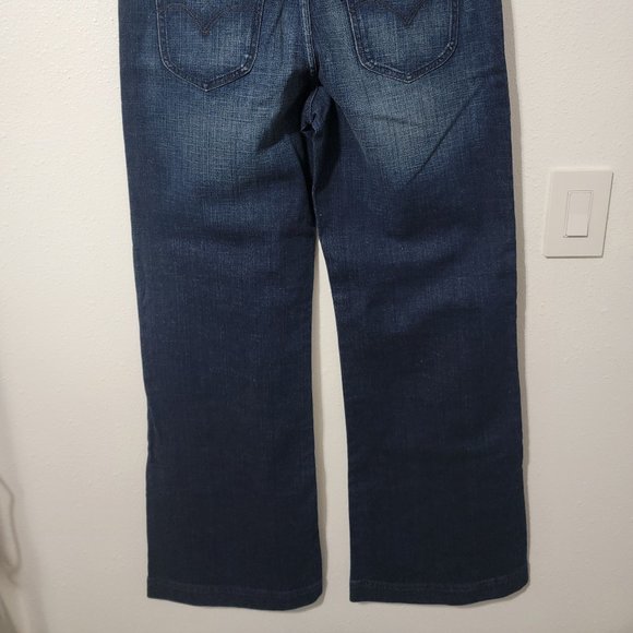 levi demi curve classic jeans womens 10M in blue - Picture 4 of 5